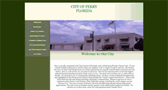 Desktop Screenshot of cityofperry.net