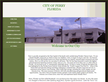 Tablet Screenshot of cityofperry.net
